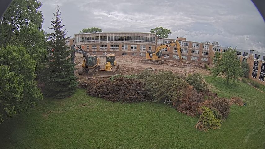 Live camera feed from CUW School of Nursing Construction Camera in Concordia University Wisconsin