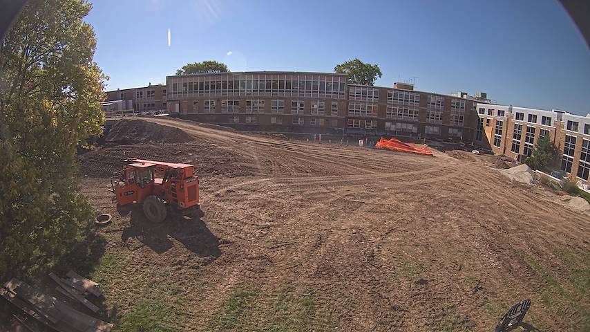 Live camera feed from CUW School of Nursing Construction Camera in Concordia University Wisconsin