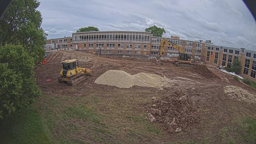 Live camera feed from CUW School of Nursing Construction Camera in Concordia University Wisconsin