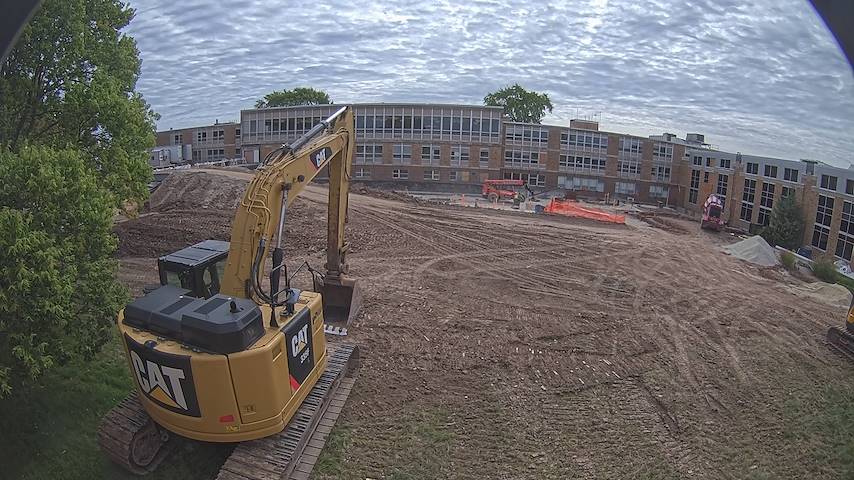 Live camera feed from CUW School of Nursing Construction Camera in Concordia University Wisconsin