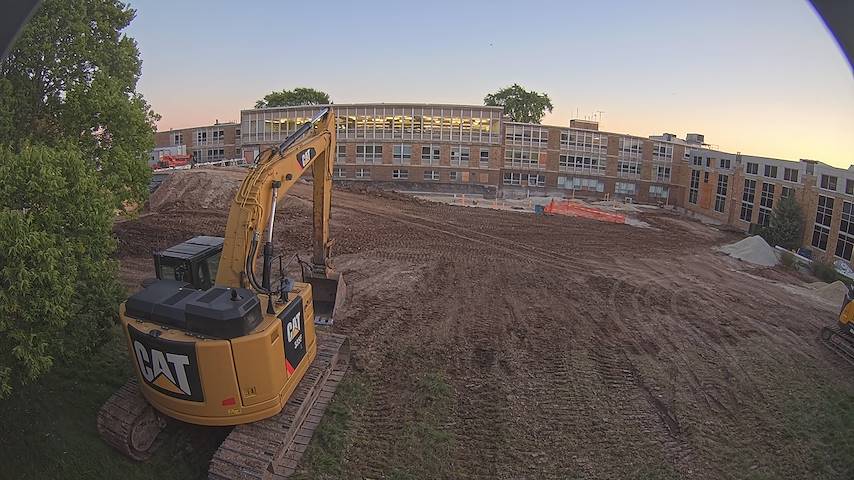 Live camera feed from CUW School of Nursing Construction Camera in Concordia University Wisconsin
