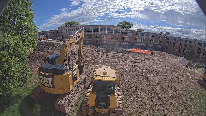Live camera feed from CUW School of Nursing Construction Camera in Concordia University Wisconsin