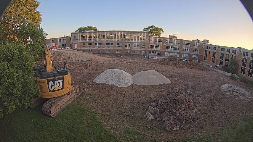 Live camera feed from CUW School of Nursing Construction Camera in Concordia University Wisconsin