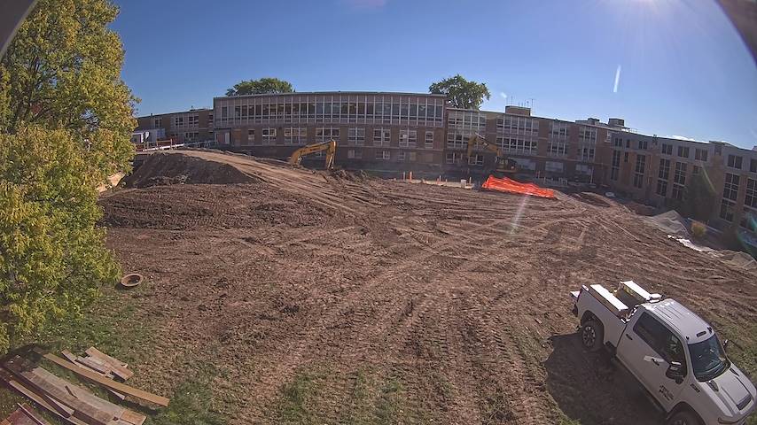 Live camera feed from CUW School of Nursing Construction Camera in Concordia University Wisconsin