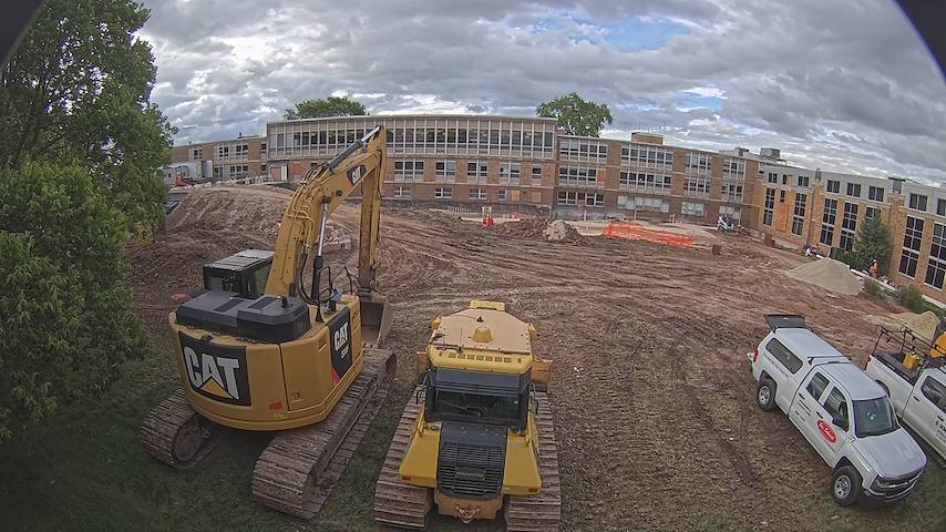Live camera feed from CUW School of Nursing Construction Camera in Concordia University Wisconsin