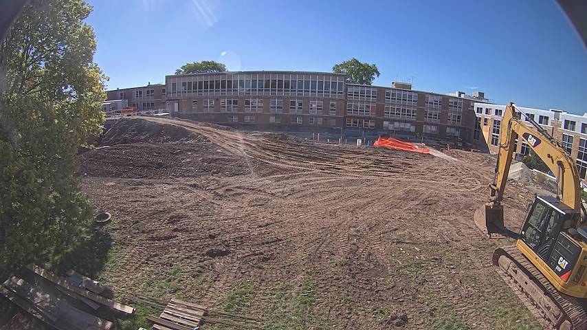 Live camera feed from CUW School of Nursing Construction Camera in Concordia University Wisconsin