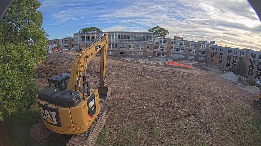 Live camera feed from CUW School of Nursing Construction Camera in Concordia University Wisconsin
