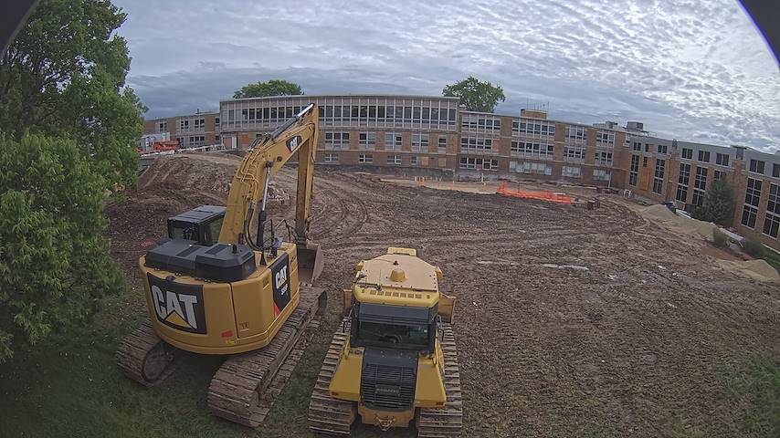 Live camera feed from CUW School of Nursing Construction Camera in Concordia University Wisconsin