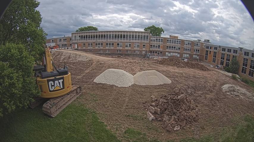 Live camera feed from CUW School of Nursing Construction Camera in Concordia University Wisconsin
