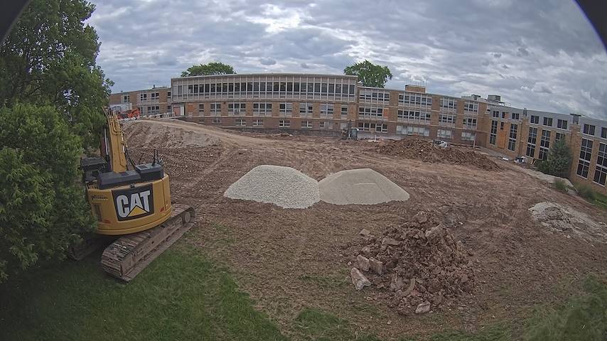 Live camera feed from CUW School of Nursing Construction Camera in Concordia University Wisconsin