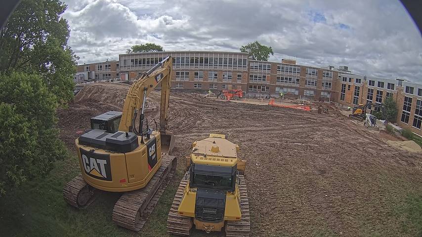 Live camera feed from CUW School of Nursing Construction Camera in Concordia University Wisconsin
