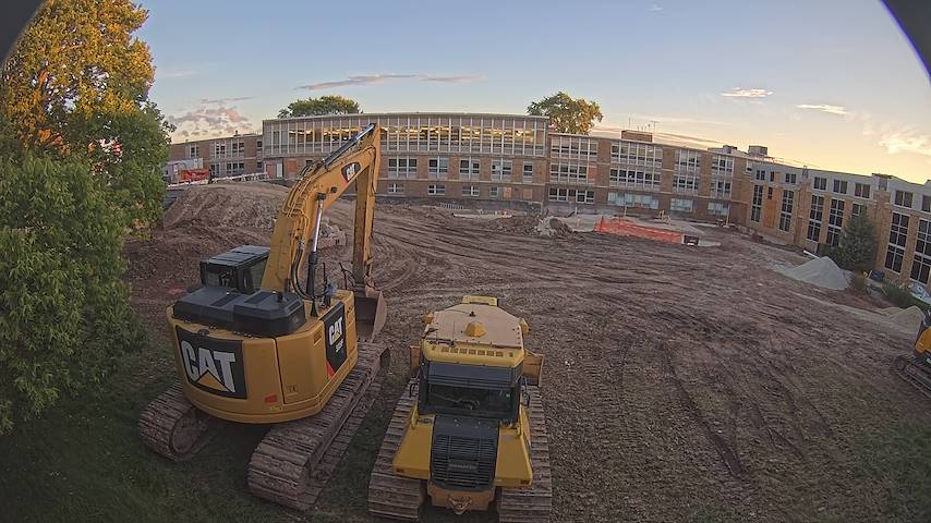 Live camera feed from CUW School of Nursing Construction Camera in Concordia University Wisconsin