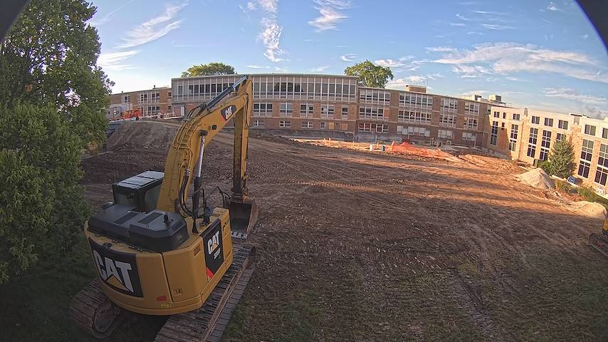 Live camera feed from CUW School of Nursing Construction Camera in Concordia University Wisconsin