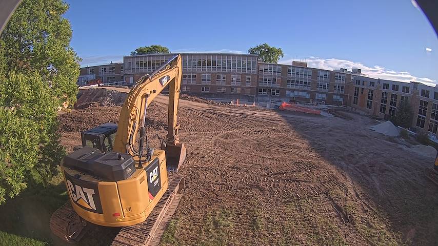 Live camera feed from CUW School of Nursing Construction Camera in Concordia University Wisconsin