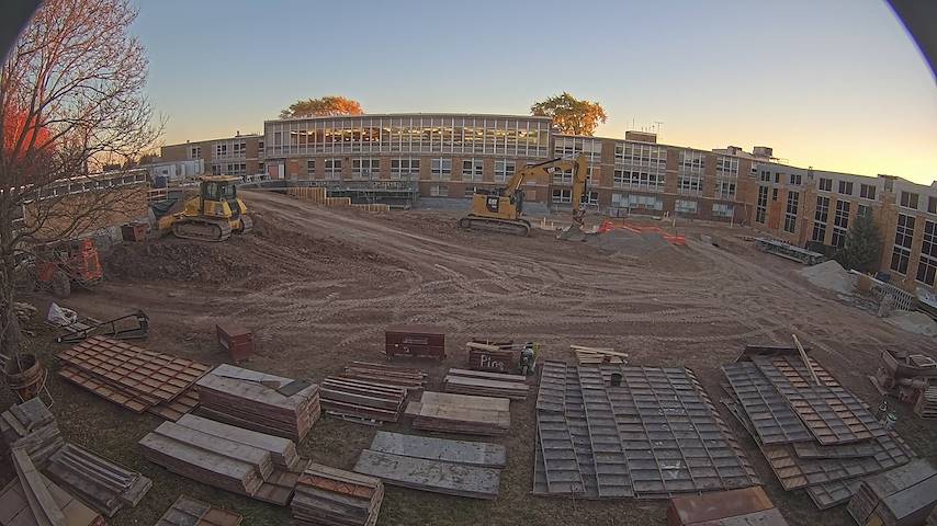 Live camera feed from CUW School of Nursing Construction Camera in Concordia University Wisconsin