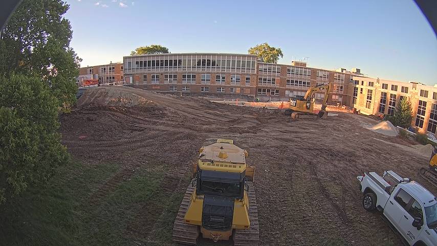 Live camera feed from CUW School of Nursing Construction Camera in Concordia University Wisconsin