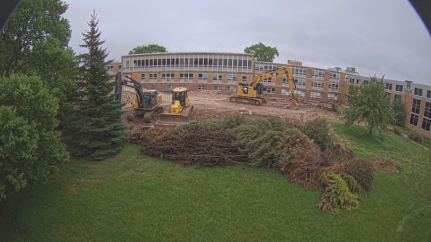 Live camera feed from CUW School of Nursing Construction Camera in Concordia University Wisconsin