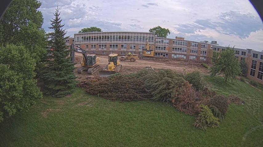 Live camera feed from CUW School of Nursing Construction Camera in Concordia University Wisconsin