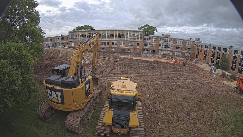 Live camera feed from CUW School of Nursing Construction Camera in Concordia University Wisconsin