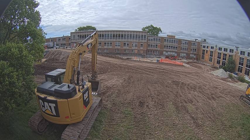 Live camera feed from CUW School of Nursing Construction Camera in Concordia University Wisconsin