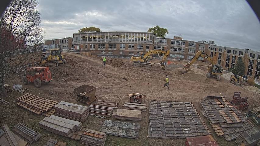 Live camera feed from CUW School of Nursing Construction Camera in Concordia University Wisconsin