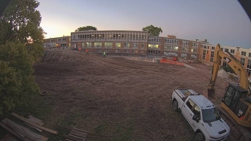 Live camera feed from CUW School of Nursing Construction Camera in Concordia University Wisconsin