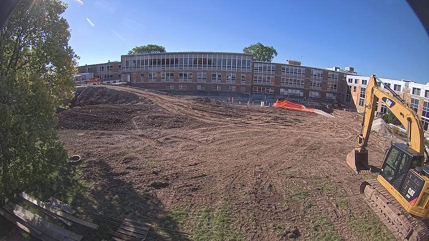 Live camera feed from CUW School of Nursing Construction Camera in Concordia University Wisconsin