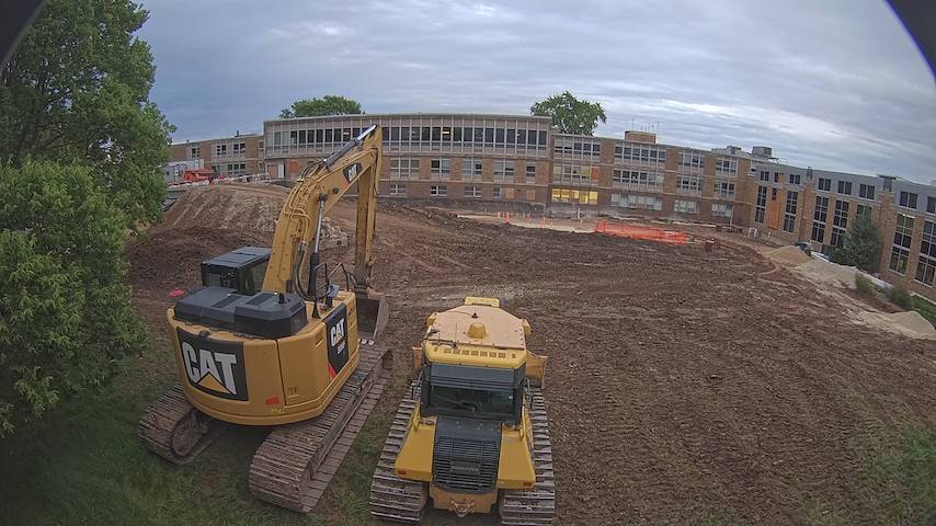Flux de caméra en direct depuis CUW School of Nursing Construction Camera à Concordia University Wisconsin