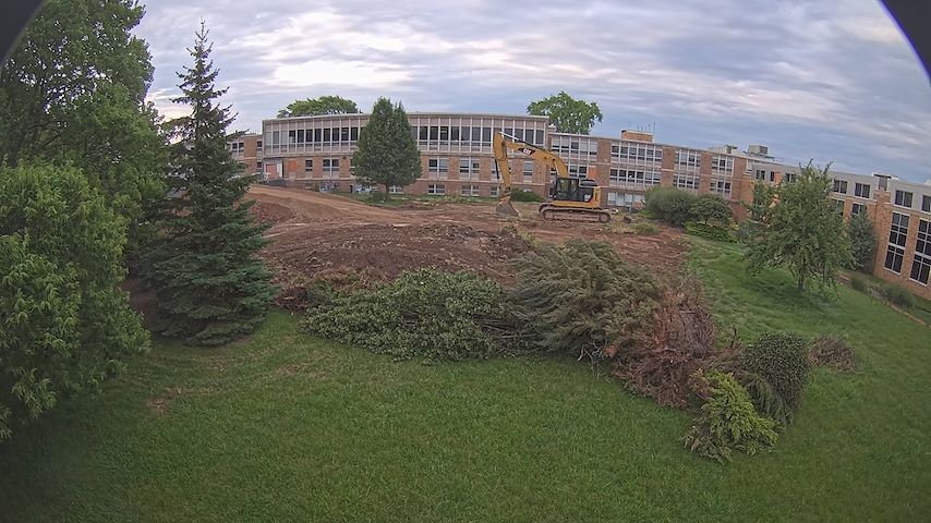 Live camera feed from CUW School of Nursing Construction Camera in Concordia University Wisconsin