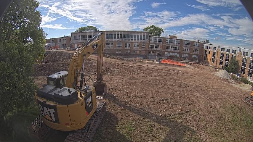 Live camera feed from CUW School of Nursing Construction Camera in Concordia University Wisconsin