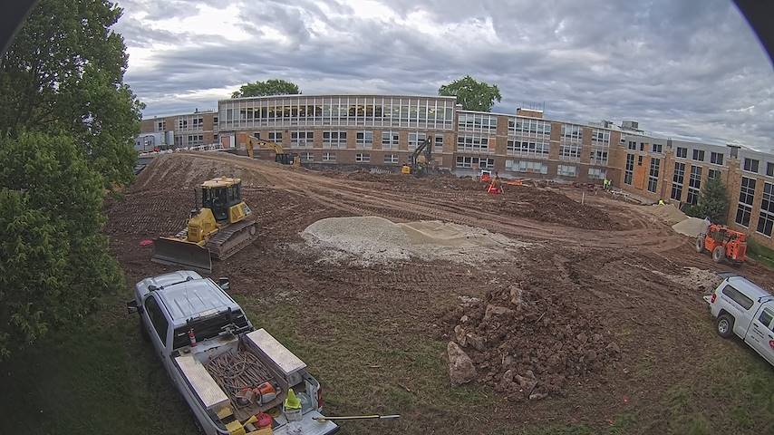 Live camera feed from CUW School of Nursing Construction Camera in Concordia University Wisconsin