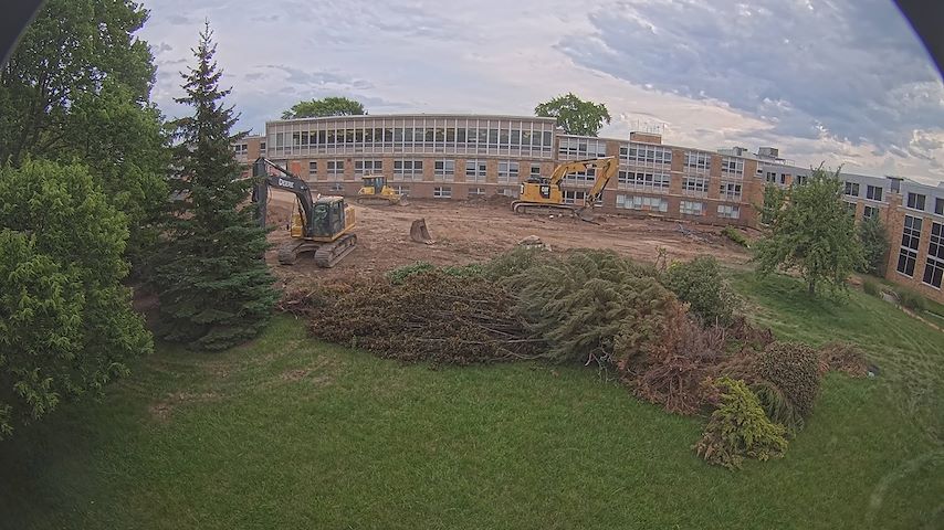 Live camera feed from CUW School of Nursing Construction Camera in Concordia University Wisconsin