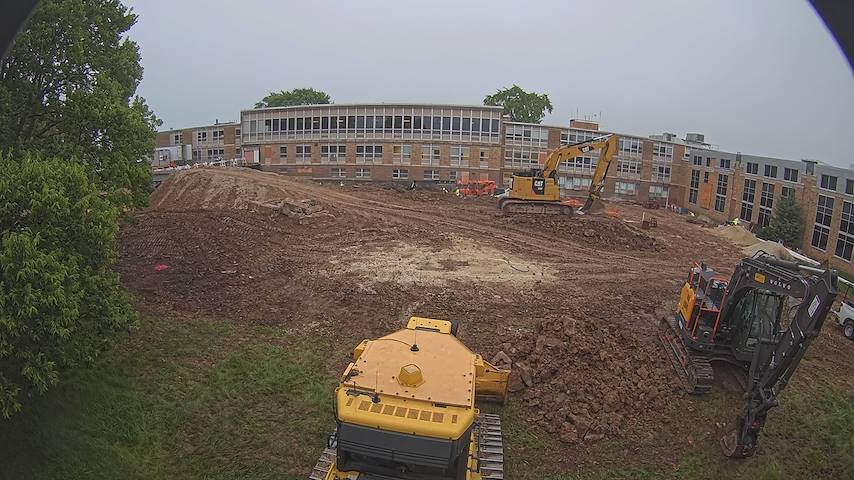 Live camera feed from CUW School of Nursing Construction Camera in Concordia University Wisconsin