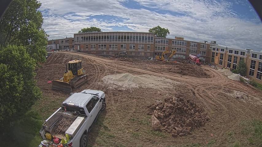 Live camera feed from CUW School of Nursing Construction Camera in Concordia University Wisconsin