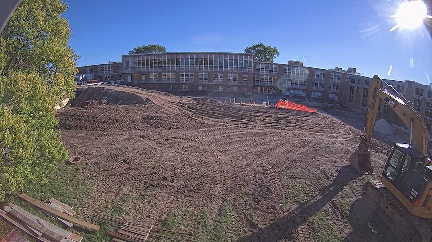 Live camera feed from CUW School of Nursing Construction Camera in Concordia University Wisconsin