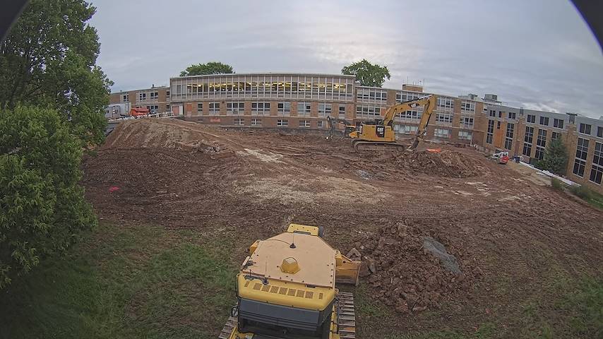 Live camera feed from CUW School of Nursing Construction Camera in Concordia University Wisconsin