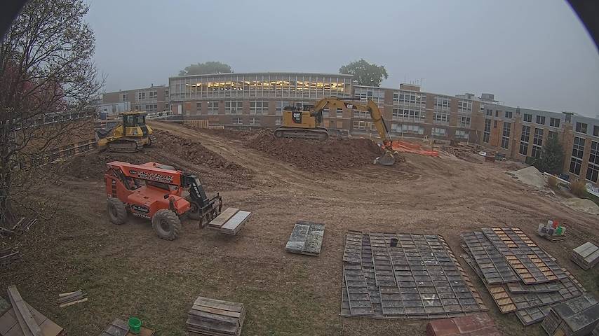 Live camera feed from CUW School of Nursing Construction Camera in Concordia University Wisconsin