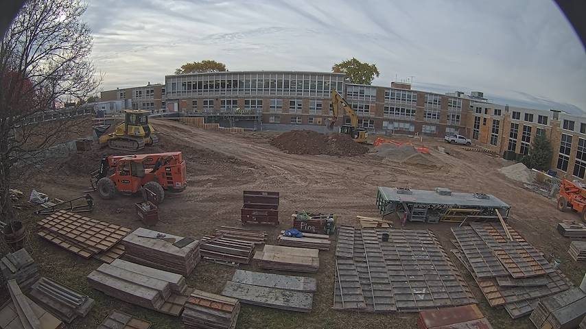 Live camera feed from CUW School of Nursing Construction Camera in Concordia University Wisconsin