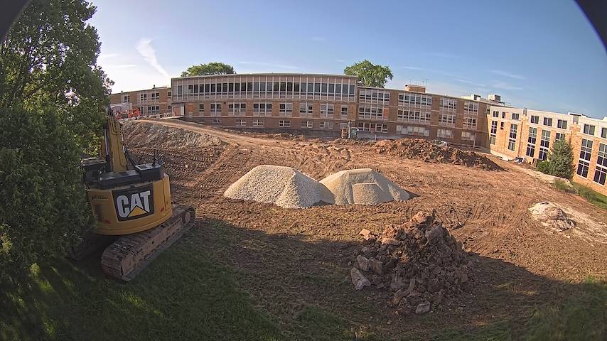 Live camera feed from CUW School of Nursing Construction Camera in Concordia University Wisconsin