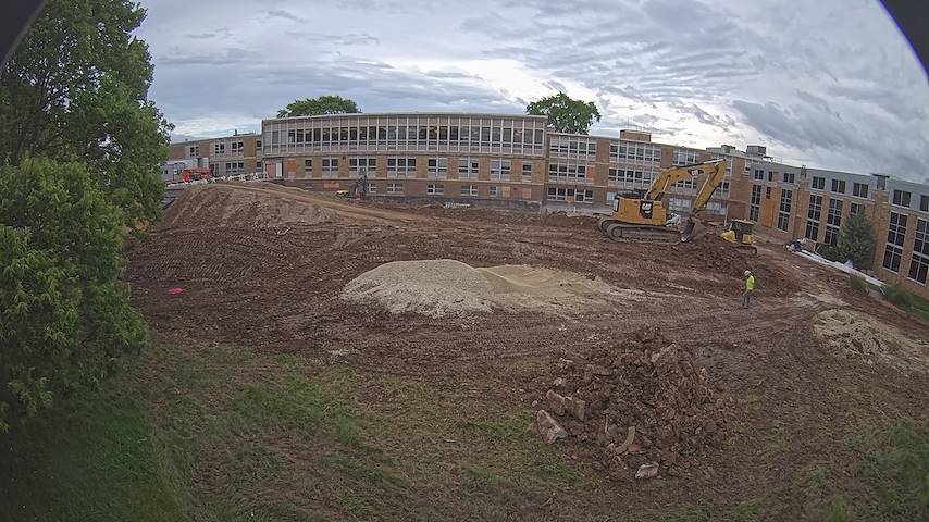 Live camera feed from CUW School of Nursing Construction Camera in Concordia University Wisconsin