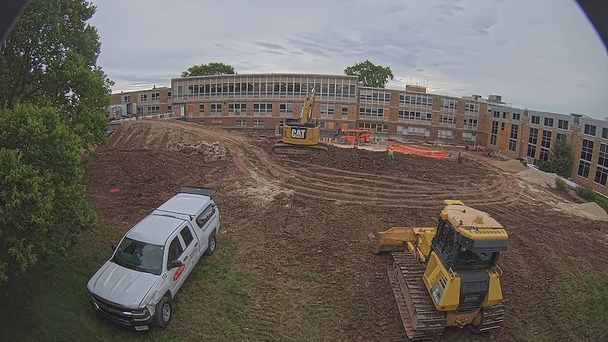 Live camera feed from CUW School of Nursing Construction Camera in Concordia University Wisconsin