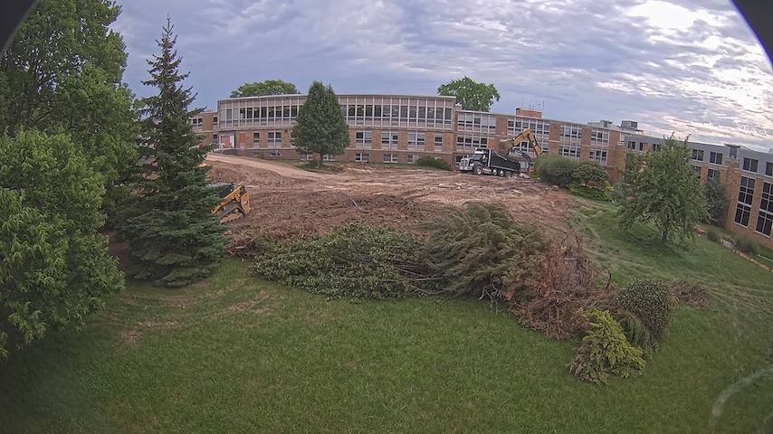 Live camera feed from CUW School of Nursing Construction Camera in Concordia University Wisconsin