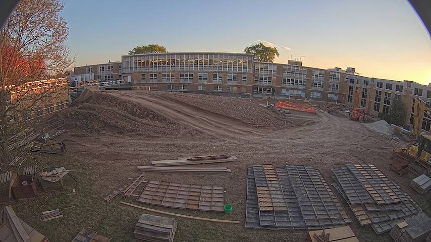Live camera feed from CUW School of Nursing Construction Camera in Concordia University Wisconsin