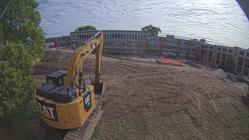 Live camera feed from CUW School of Nursing Construction Camera in Concordia University Wisconsin