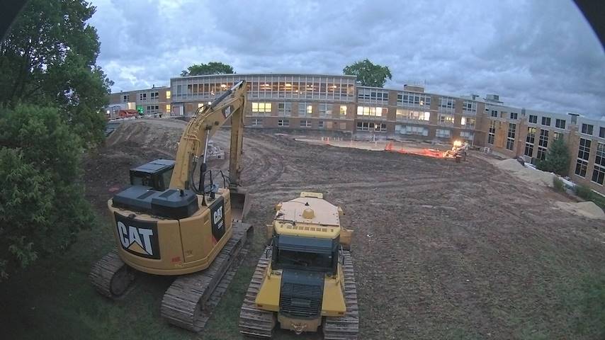 Live camera feed from CUW School of Nursing Construction Camera in Concordia University Wisconsin