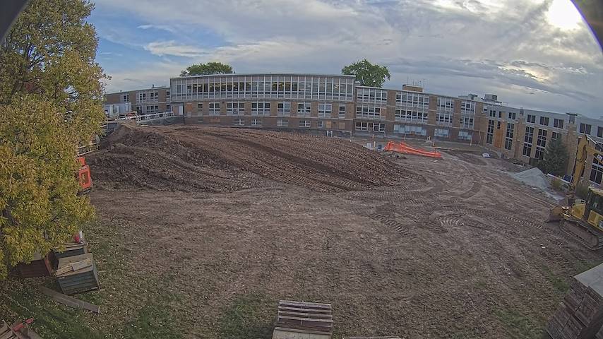 Live camera feed from CUW School of Nursing Construction Camera in Concordia University Wisconsin