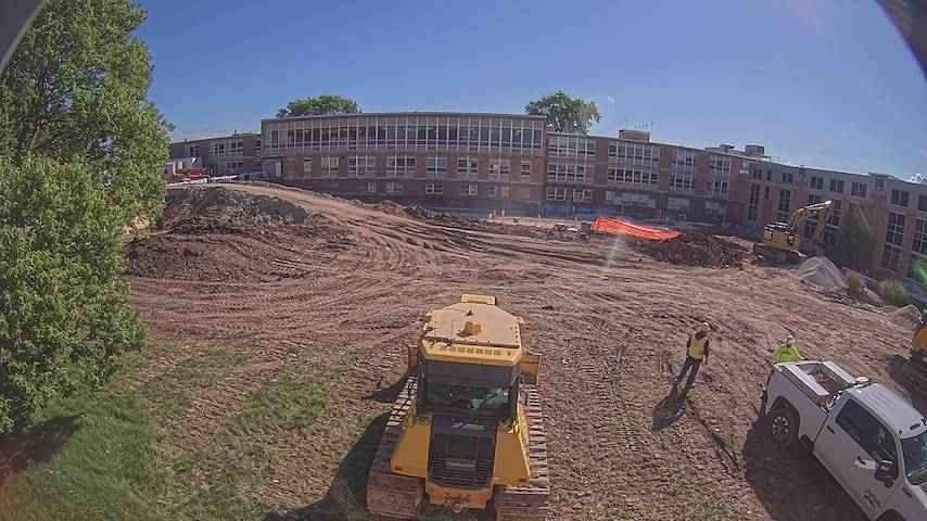 Live camera feed from CUW School of Nursing Construction Camera in Concordia University Wisconsin