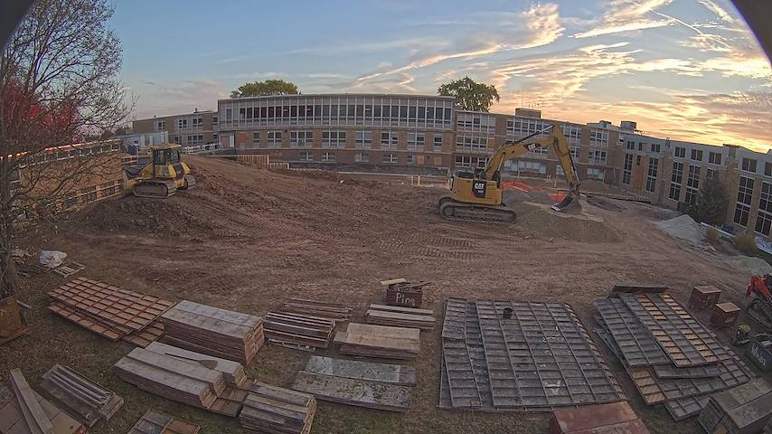 Live camera feed from CUW School of Nursing Construction Camera in Concordia University Wisconsin