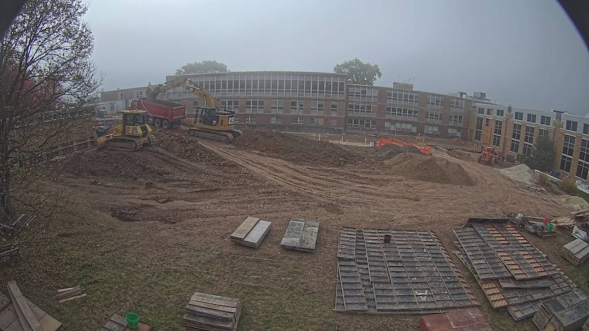 Live camera feed from CUW School of Nursing Construction Camera in Concordia University Wisconsin