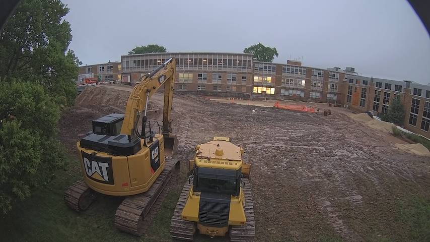 Live camera feed from CUW School of Nursing Construction Camera in Concordia University Wisconsin